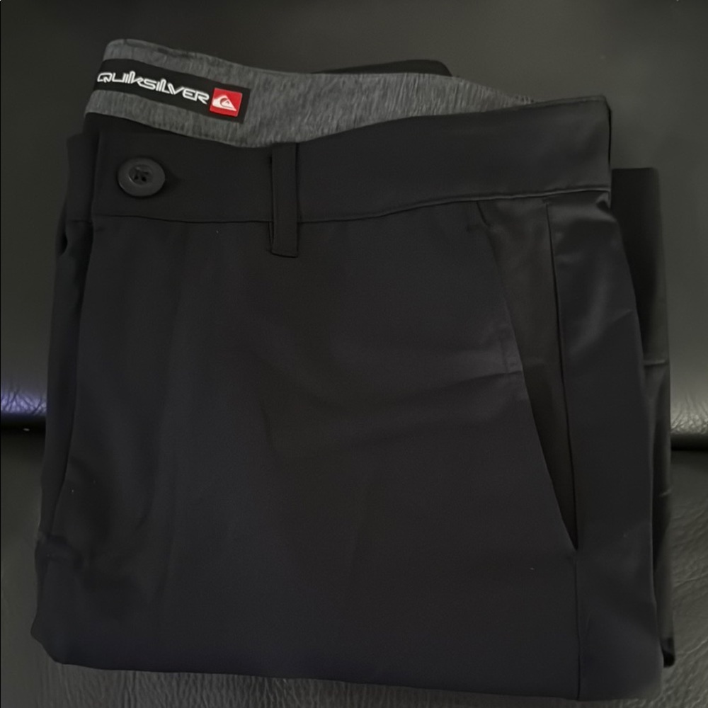 Quiksilver Black Athletic Shorts
